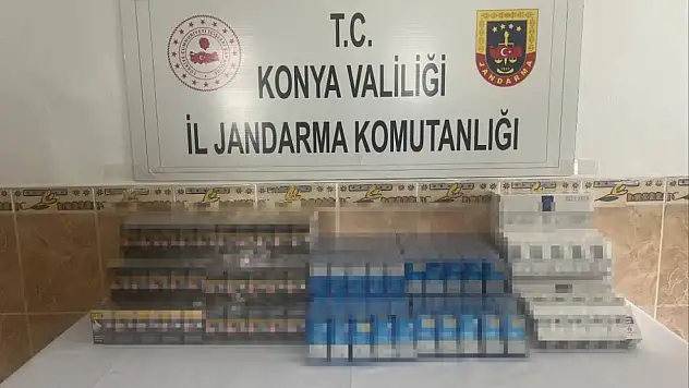 Akşehir'de kaçakçılık operasyonu 1050 adet gümrük kaçağı sigara ele geçirildi