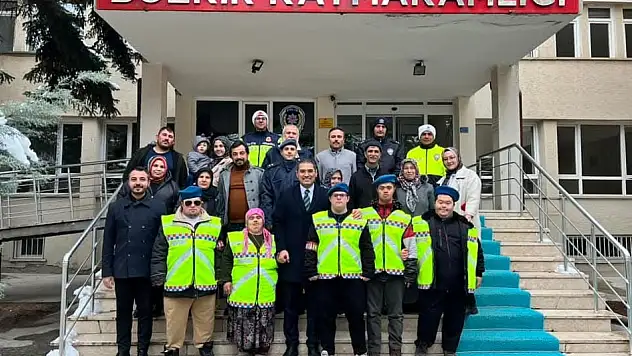 Bozkır'da özel bireyler için örnek davranış!