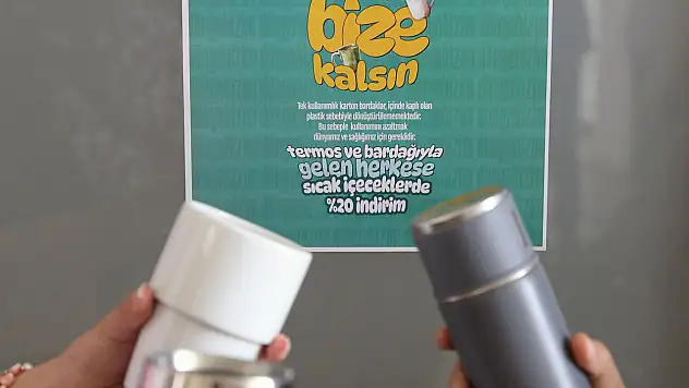 Buraya Bardakla Gelen Kazanıyor: İçeceğe Yüzde 20 İndirim