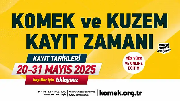 Komek ve Kuzem'de yaz dönemi kayıtları başladı