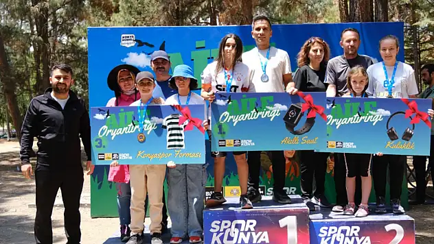 Konya'da aileler yarıştı!