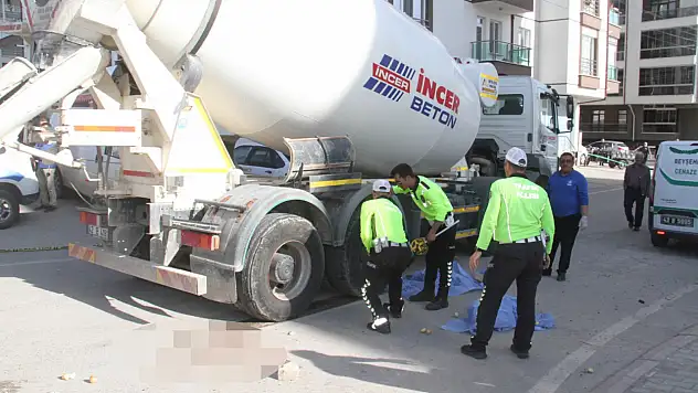 Konya'da beton mikseri faciaya neden oldu: 77 yaşındaki adam hayatını kaybetti!