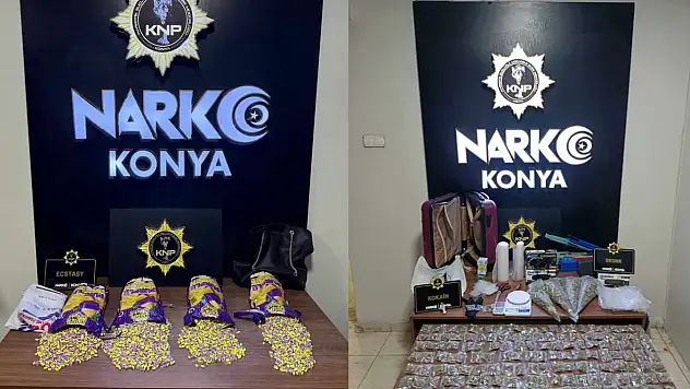 Konya'da Uyuşturucuya Büyük Darbe: 1 Ayda 187 Şüpheli Tutuklandı