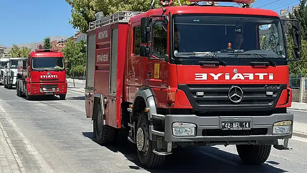 Konya'daki itfaiye ekipleri İzmir yolunda!