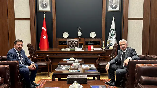 Konya Valisi İbrahim Akın'dan Başkan Hasan Kılca'ya ziyaret