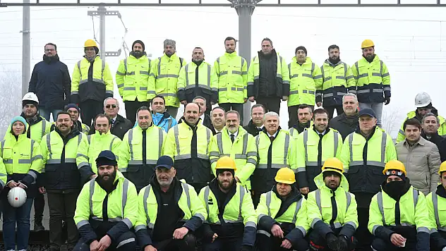 Konyaray Banliyö Hattı'nda Ray Birleştirme Kaynak Programı Yapıldı