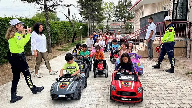 Kulu'da miniklere trafik eğitimi verildi!