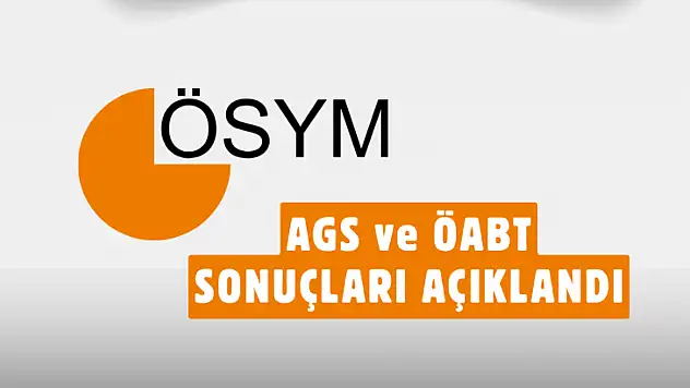 Son Dakika: ÖSYM 2025-AGS ve ÖABT Sonuçlarını Açıkladı! İşte Sonuç Sorgulama Ekranı
