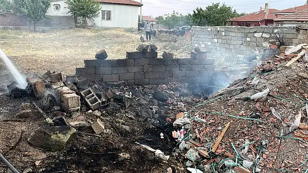 Ot Temizliği Yangın Çıkardı: Kulu'da Korkutan Anlar