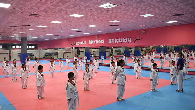 Selçuklu'da Yaz Spor Okulları eğitimleri başladı