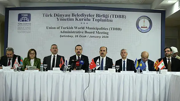 TDBB yönetim kurulu toplantisi Gaziantep Şahinbey Belediyesi'nin ev sahipliğinde yapıldı