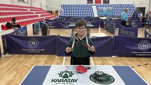 Türkiye şampiyonu Karataylı sporcu oldu: 3 madalya birden!