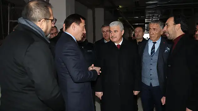 Vali İbrahim Akın'dan Konya Anadolu İmam Hatip Lisesi İnşaatına Yerinde İnceleme