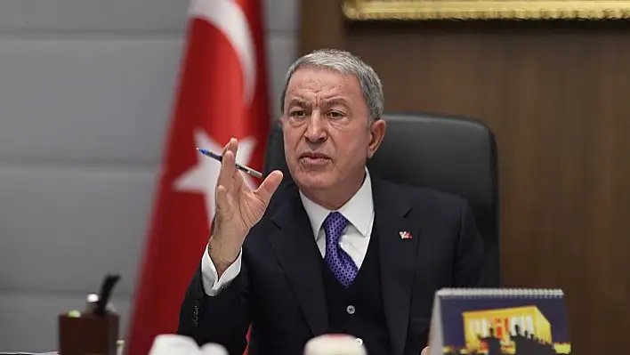 Hulusi Akar videokonferans toplantısı gerçekleştirdi