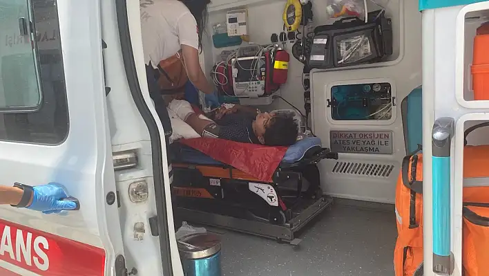 Ankara'da yaralanan acemi kasap tedavi için Konya'ya sevk edildi