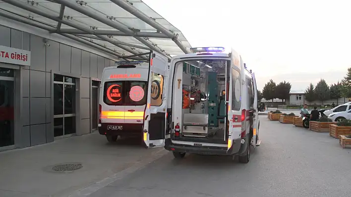 Beyşehir'de akıma kapılan inşaat işçisi yaralandı