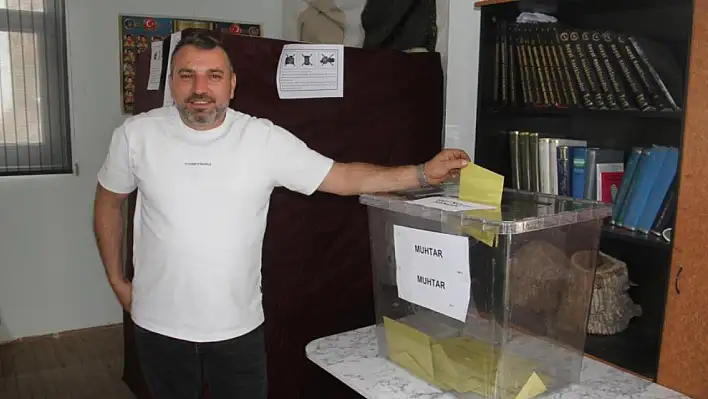 Beyşehir'de muhtarlık seçimi yapıldı