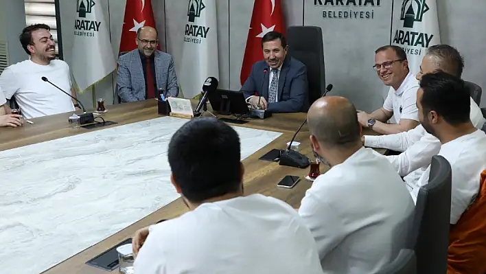 Karatay'ın başarılı takımı Başkan Kılca'nın misafiri oldu!