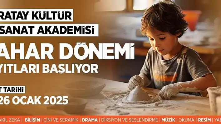 Karatay Kültür ve Sanat Akademisi  Bahar Dönemi kayıtları başlıyor