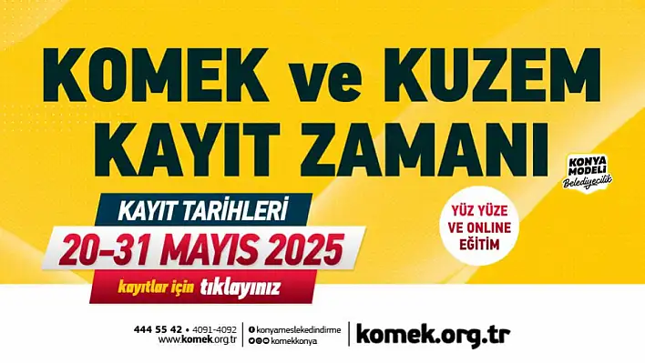 Komek ve Kuzem'de yaz dönemi kayıtları başladı