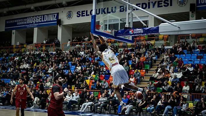 Konya Büyükşehir Belediyespor, Gaziantep Basketbol'a Şans Tanımadı