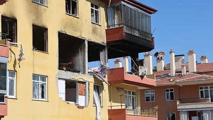 Konya'da gece yarısı yaşanan patlamanın boyutu gündüz ortaya çıktı