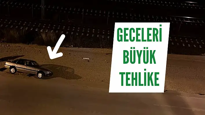 Konya'da Geceleri Büyük Tehlike: O Yolda Kaza An Meselesi