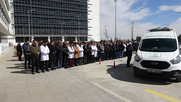 Konya'da hayatını kaybeden profesöre son görev!