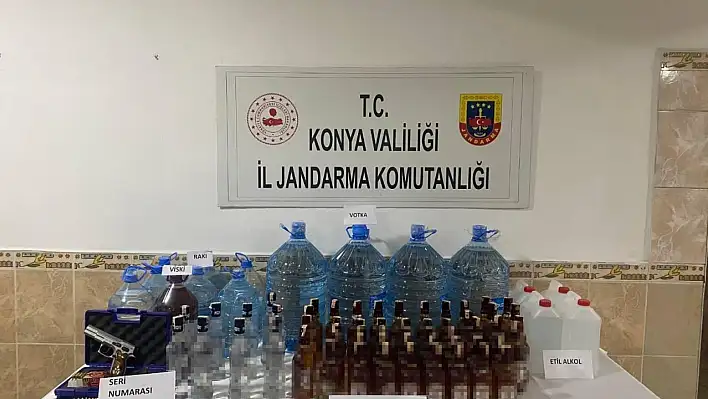 Konya'da Jandarmadan Kaçak Ürün Operasyonu