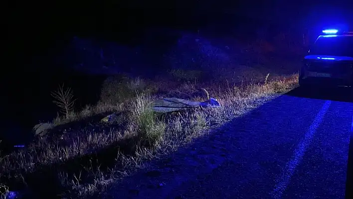 Konya'da motosiklet şarampole devrildi: 1 ölü, 1 yaralı
