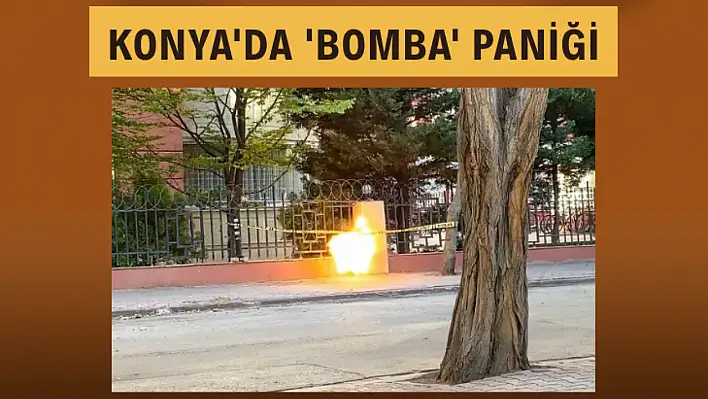 Konya'da Polisi Alarma Geçiren Çanta Boş Çıktı