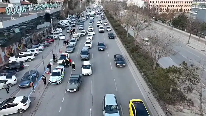 Konya'da Ramazan boyunca trafik hava desteğiyle kontrol edilecek!