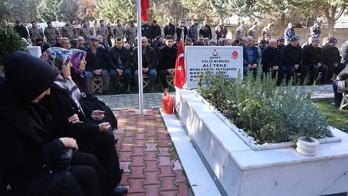 Konya'da şehit polis Ali Teke adına lokma dağıtıldı