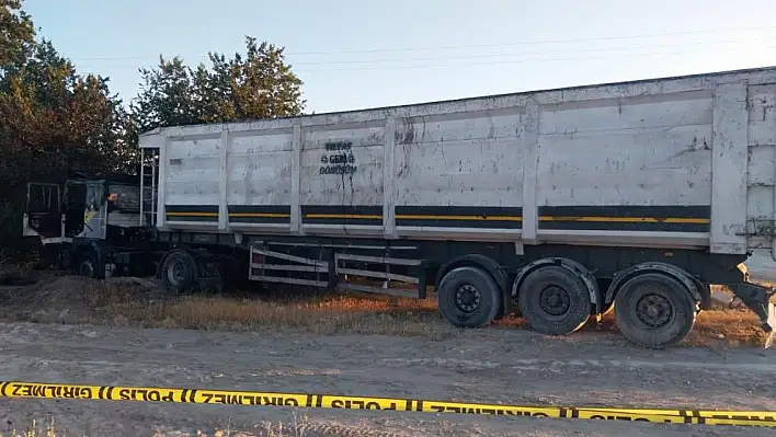 Konya'da tırda çıkan yangında sürücü hayatını kaybetti