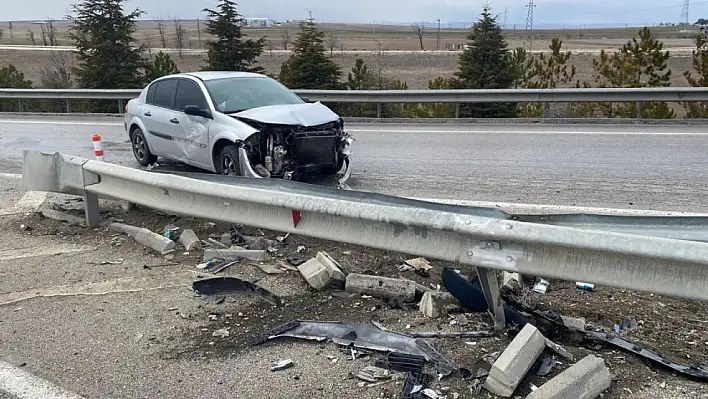 Konya'da trafik kazası: 1 yaralı