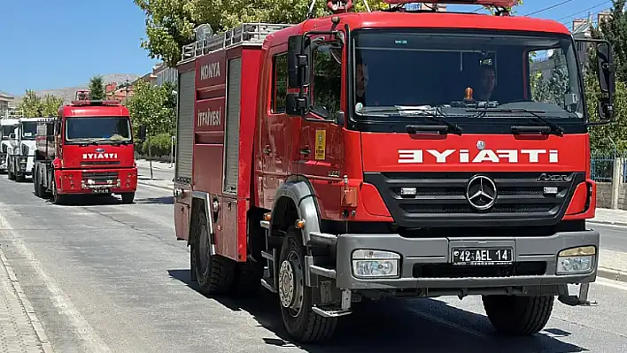 Konya'daki itfaiye ekipleri İzmir yolunda!