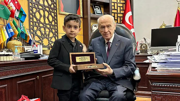 Konya'dan Devlet Bahçeli'yi ziyaret giden Bekir Efe Acar tebessüm ettirdi