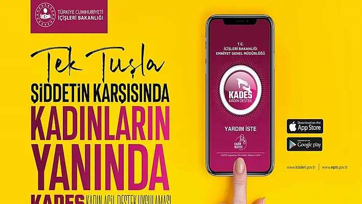 Konya Emniyeti'nden KADES Uyarısı: 'Şiddete dur de, KADES'i kullan'