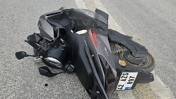 Konya Ilgın'da Kaza: Motosikletli Yere Savruldu