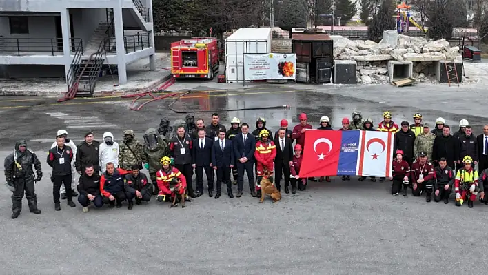 Konya itfaiyesinden KKTC'lı itfaiyecilere eğitim desteği!