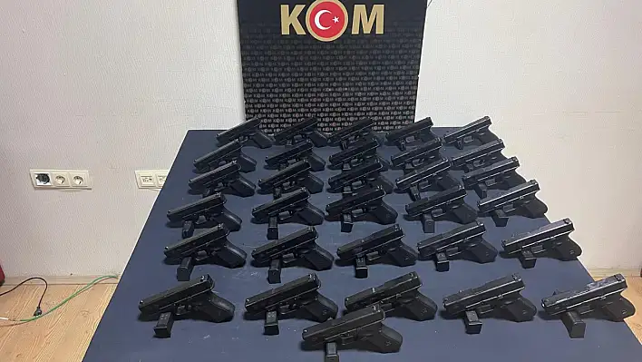 Konya merkezli silah kaçakçılığı operasyonunda 5 gözaltı
