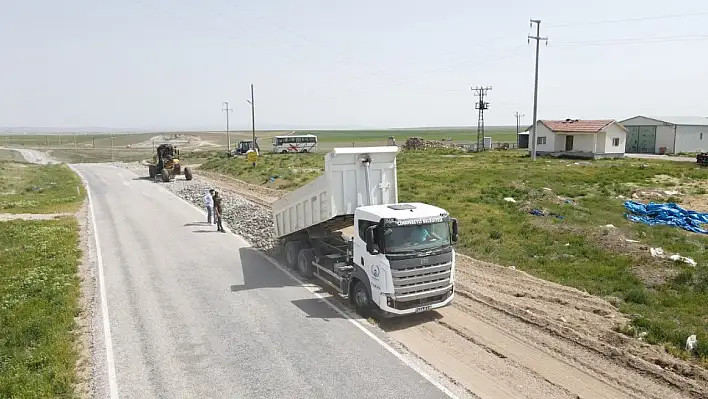 Konya'nın o ilçesindeki 10 kilometrelik yol artık eskisi gibi çile değil