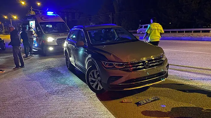 Kulu'da 2 otomobil çarpıştı: 1 yaralı