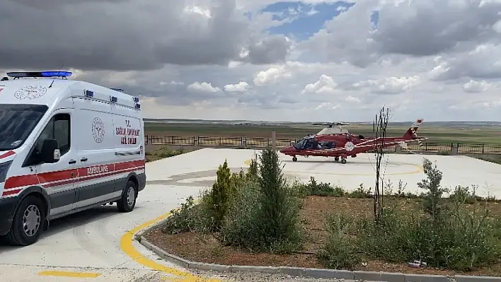 Kulu'da Zamanla Yarış: Hasta İçin Hava Ambulansı Havalandı