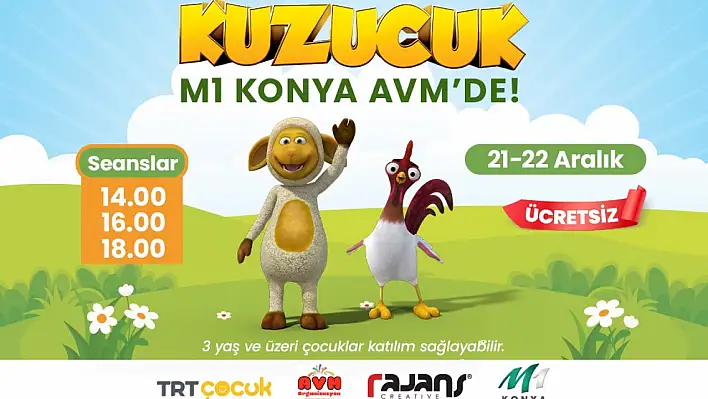 Kuzucuk M1 AVM'de çocuklarla bir araya geliyor