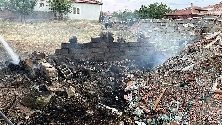 Ot Temizliği Yangın Çıkardı: Kulu'da Korkutan Anlar