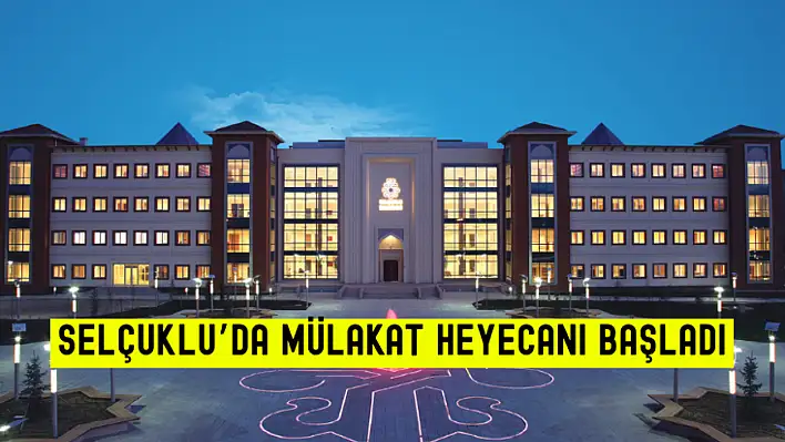 Selçuklu Belediyesi Personel Alımı İçin Kritik Aşama: Sonuçlar Açıklandı