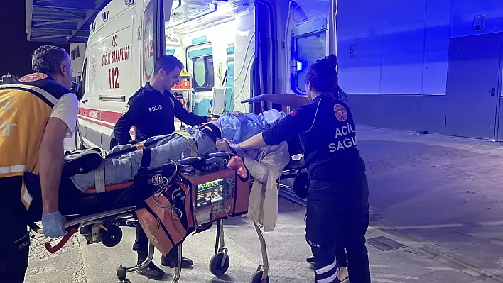 Sürücüsünün direksiyon hakimiyetini araç ağaca çarptı: Sürücü yaralandı!