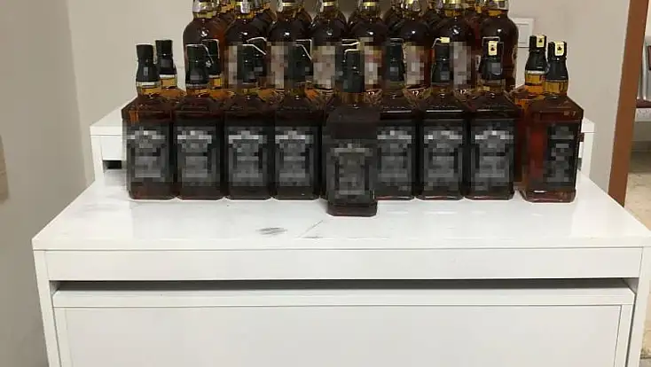 Akşehir’de kaçak içki operasyonu düzenlendi
