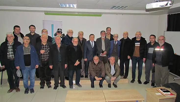 Konya Aydınlar Ocağı’nın  Salı Sohbetlerinde SUÇEV Başkanı Namık Ceyhan su meselesini anlattı